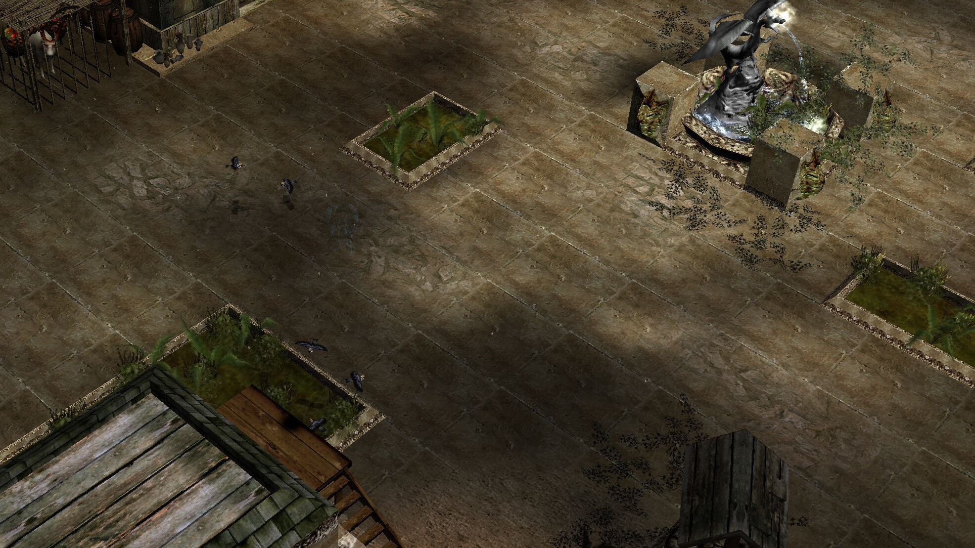 The empty square of Lorencia, where every character starts.